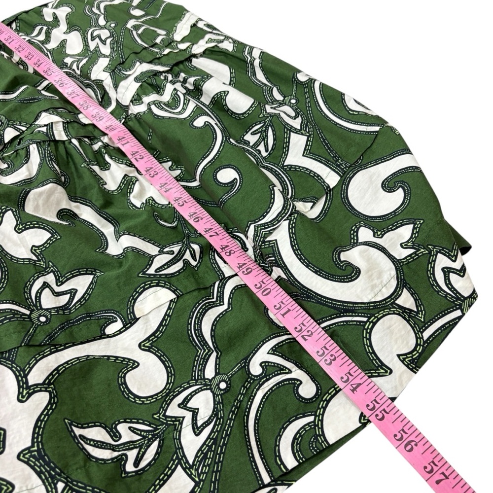 BY ANTHROPOLOGIE The Somerset Dark Green Printed Maxi Dress M - Picture 12 of 12